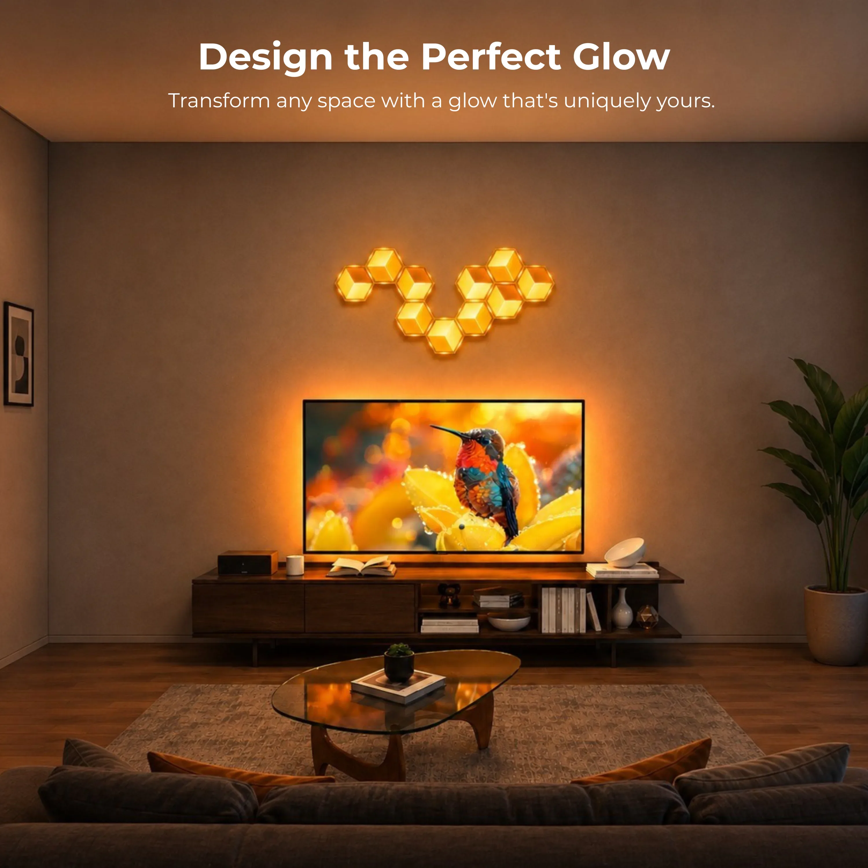 Apex TV Sync 3D Hexagon Light - Image 2