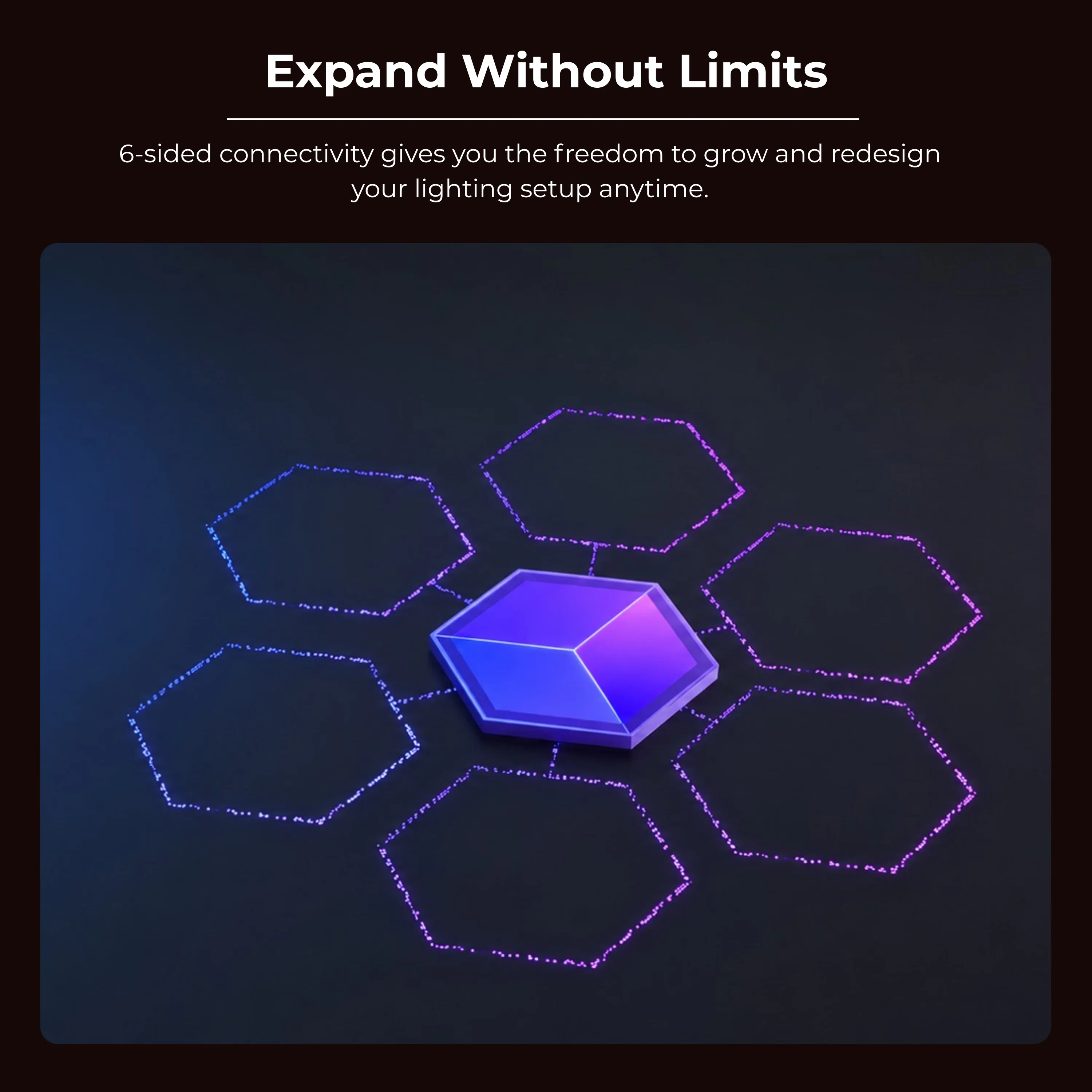 Apex TV Sync 3D Hexagon Light - Image 5