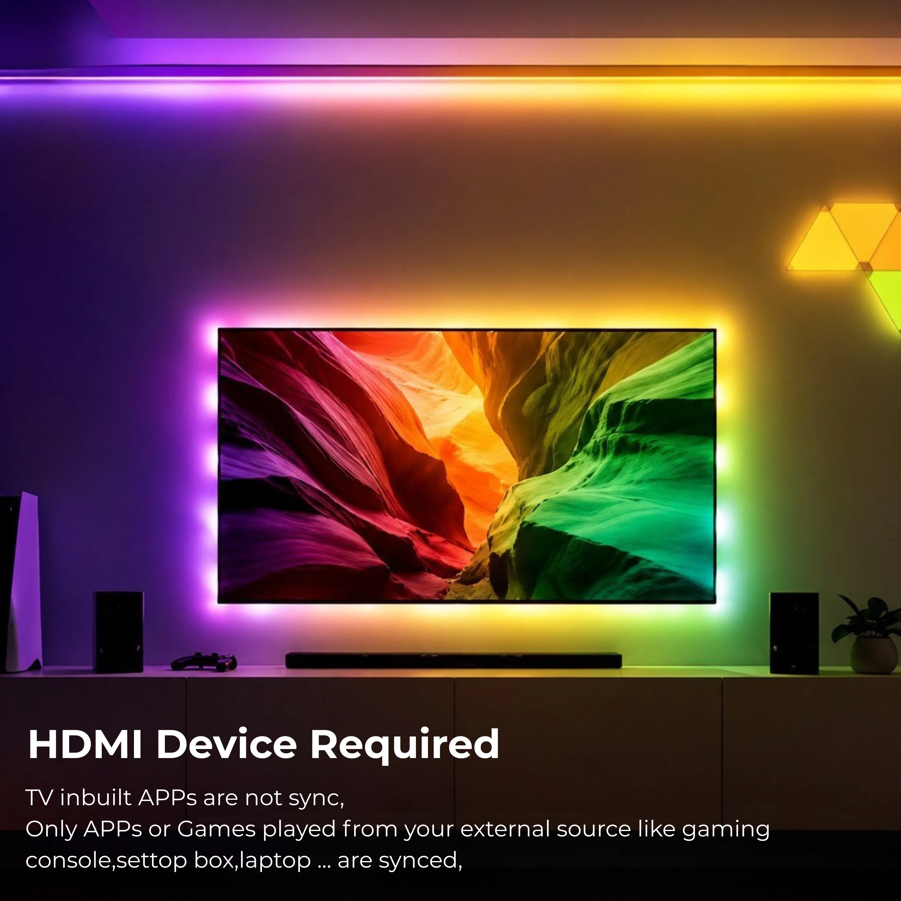 Apex TV Sync 3D Hexagon Light - Image 9