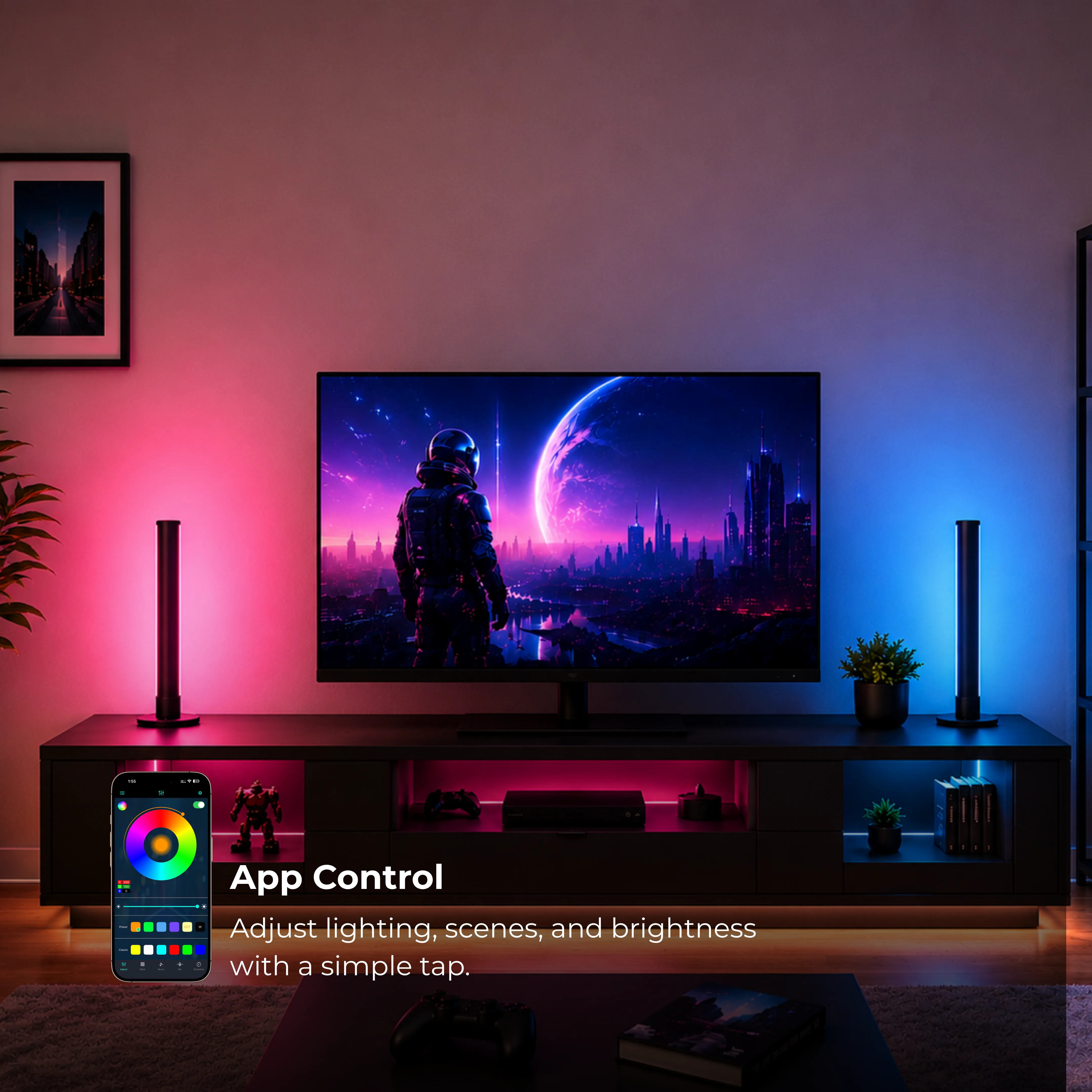 Apex RGBIC+W+CCT Bar Light Lite - Image 3