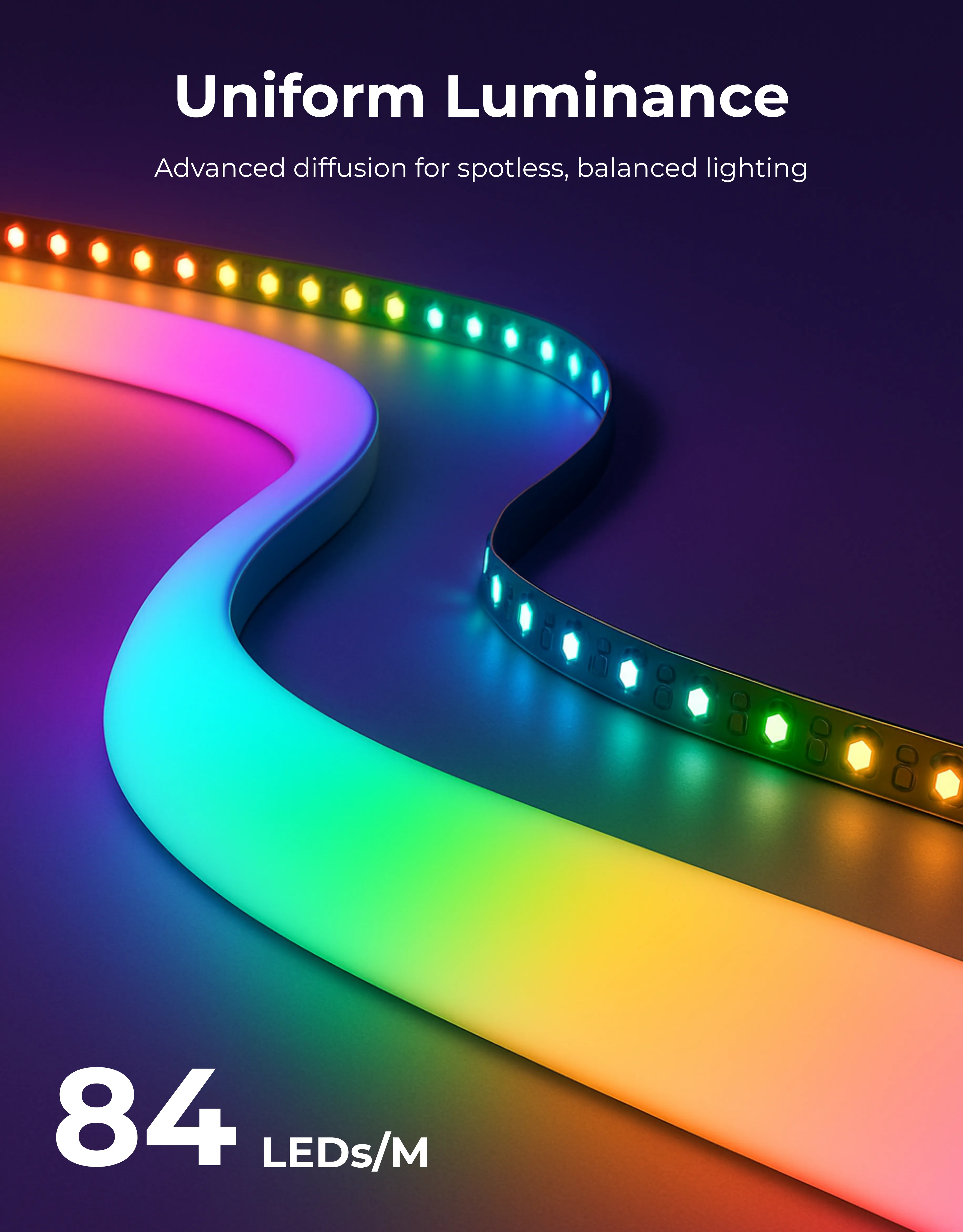 Apex Edge Neon Light ( 10 ft / 3 M )( Also Suitable for Gaming Desk Lighting  ) - Image 2
