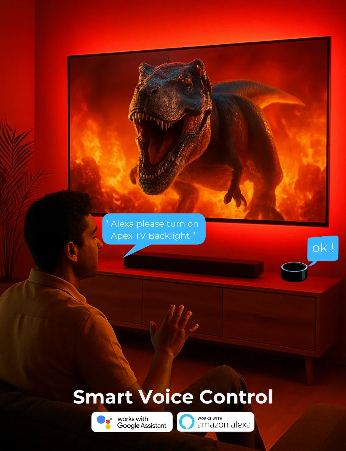 Apex HDMI 2.1 Version TV Backlight (32-90 Inch TV size) - Image 8