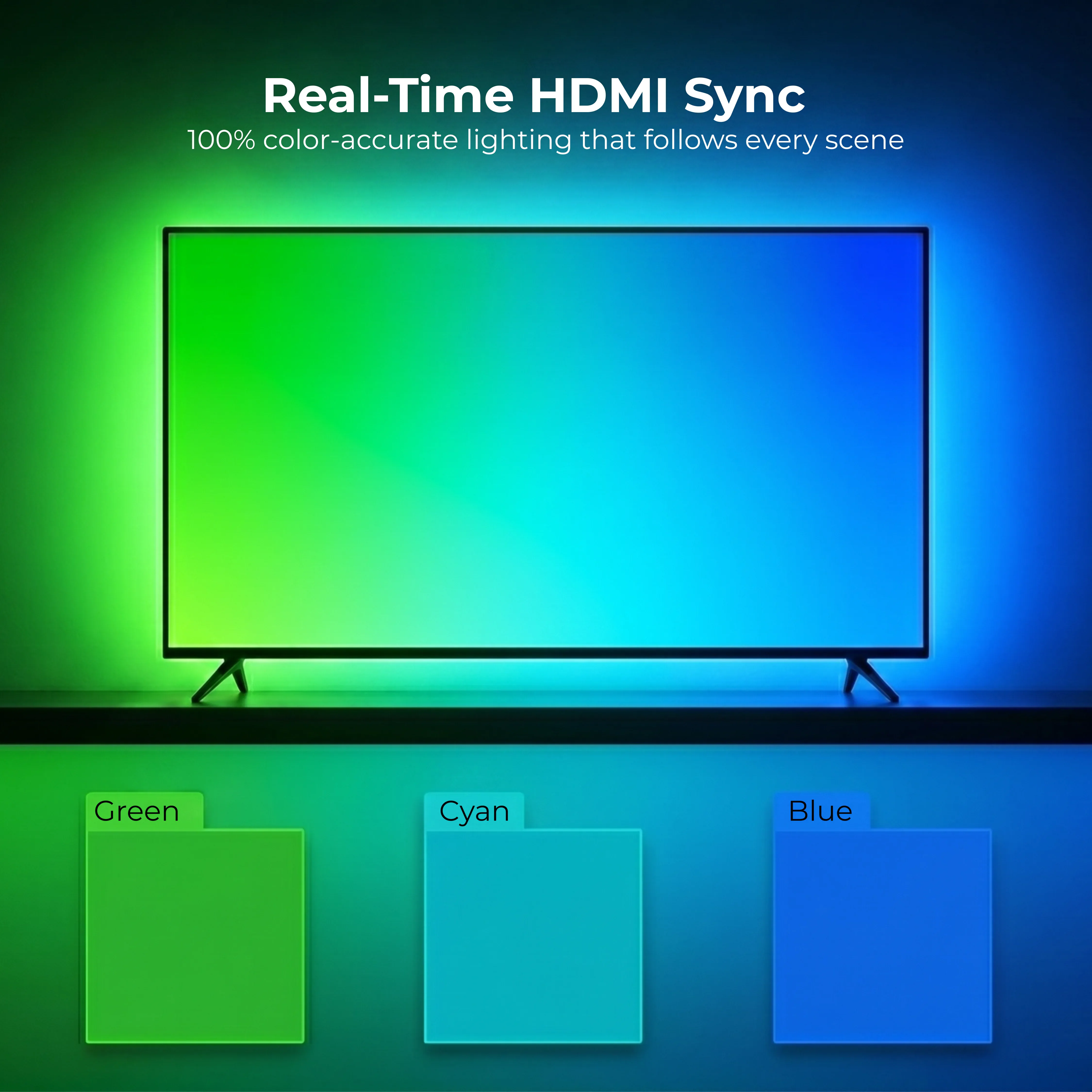 Apex HDMI Sync TV Backlight ( HDMI 2.0 )( Upto 75 inch TVs ) - Image 5