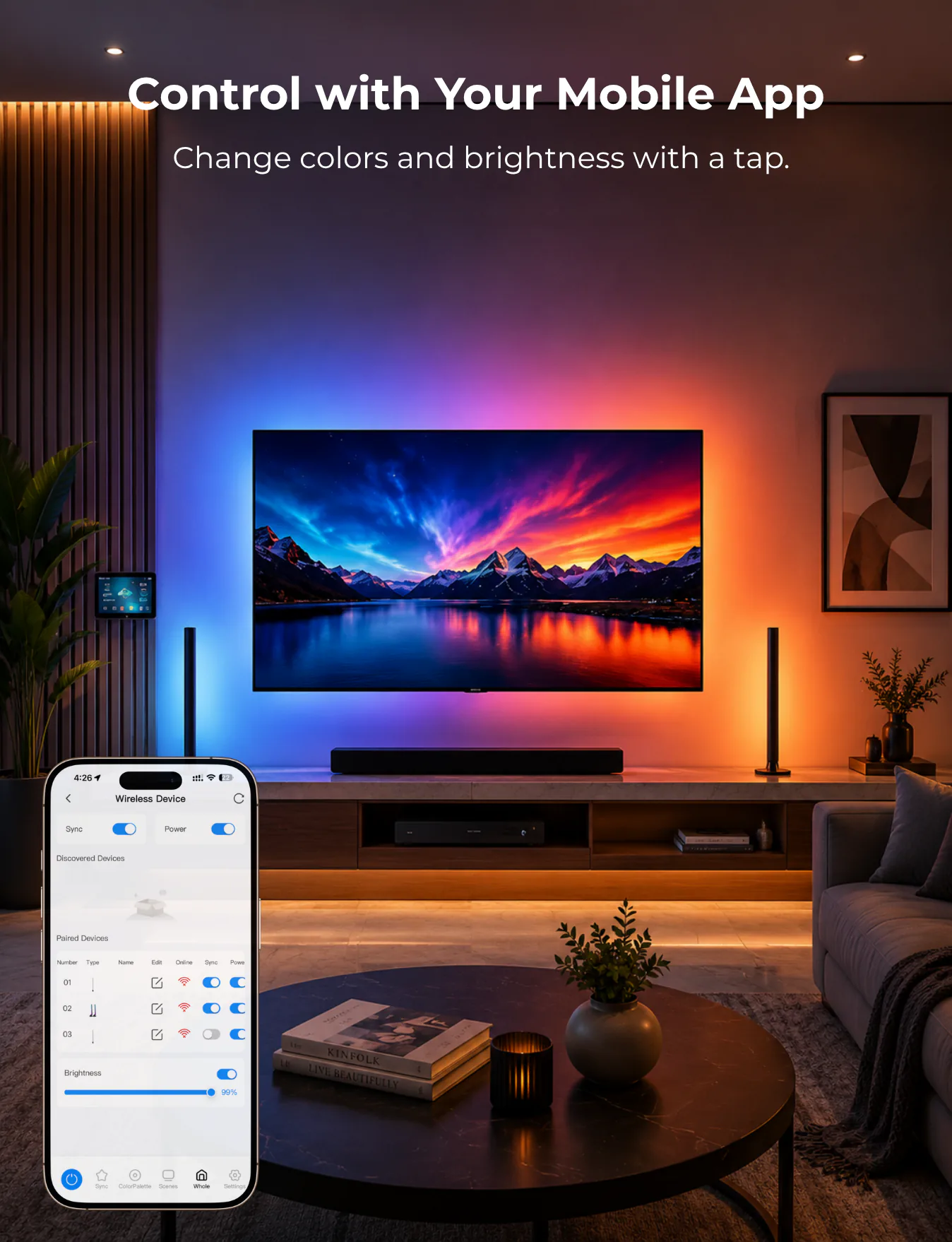 Apex HDMI Sync TV Bar Light - Image 4