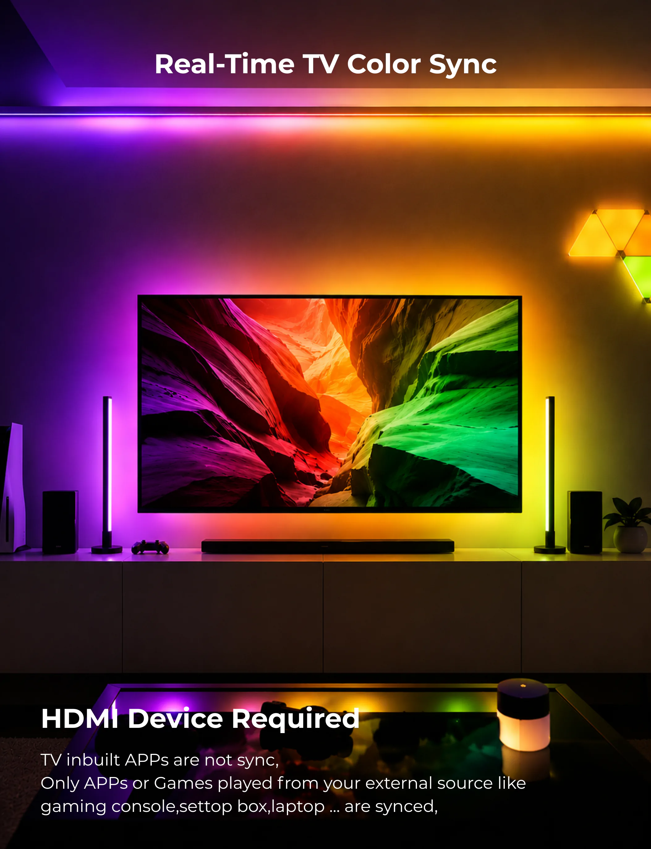 Apex HDMI Sync TV Bar Light - Image 6