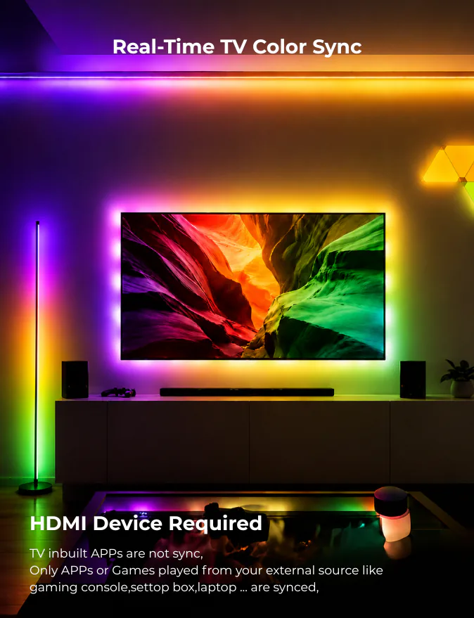 Apex HDMI Sync TV Floor Lamp - Image 6