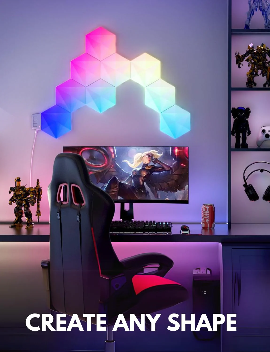 Apex Hexagon Light(RGBIC)(Big Hexagon) - Image 3