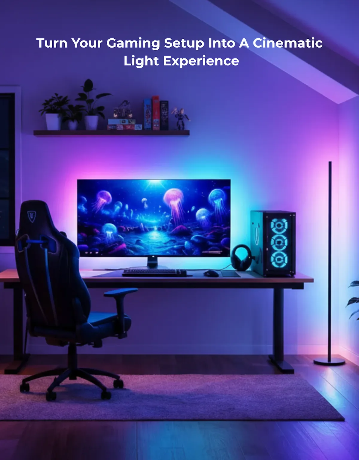 Apex Monitor Sync Floor Lamp - Image 2