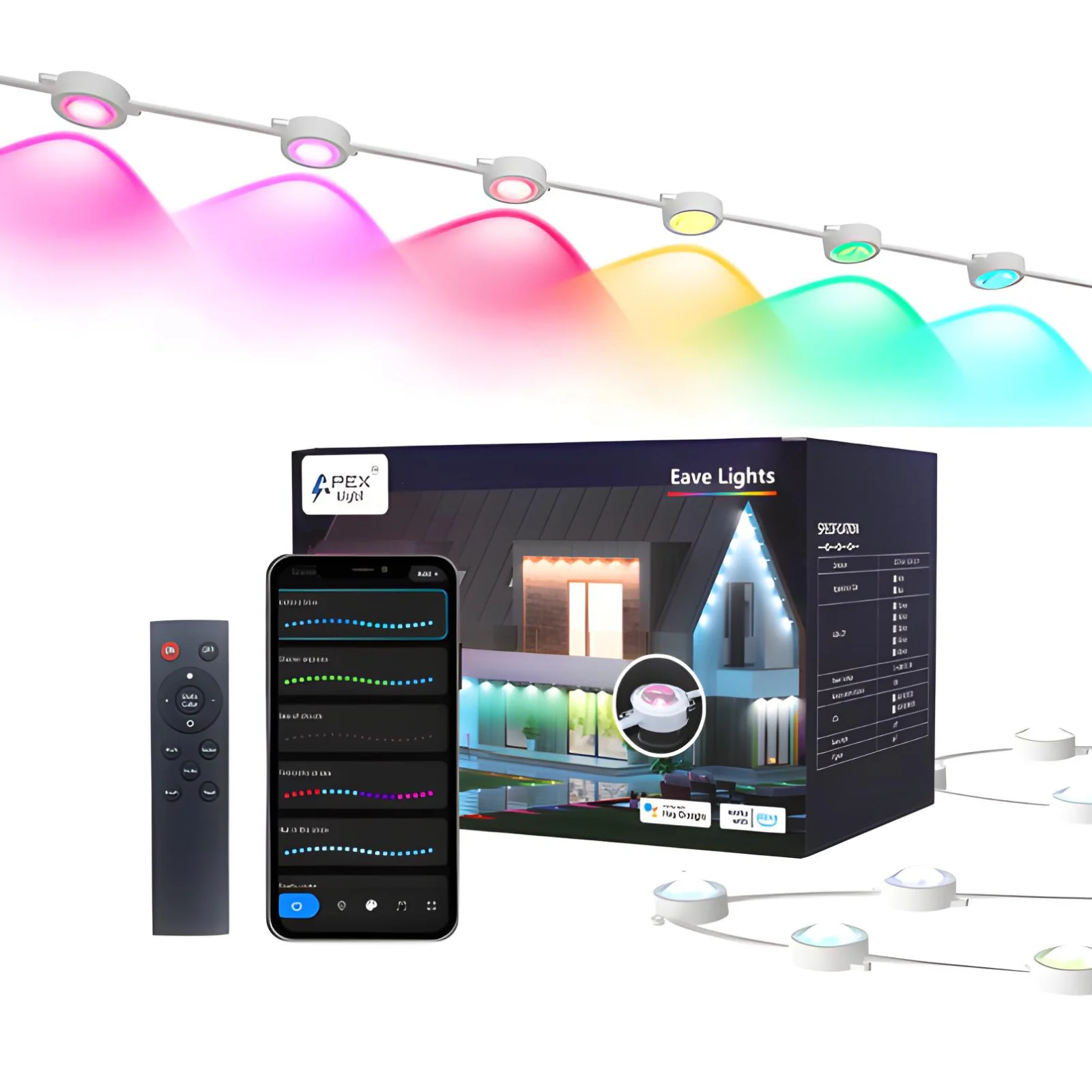 Apex Permanent Outdoor String Light