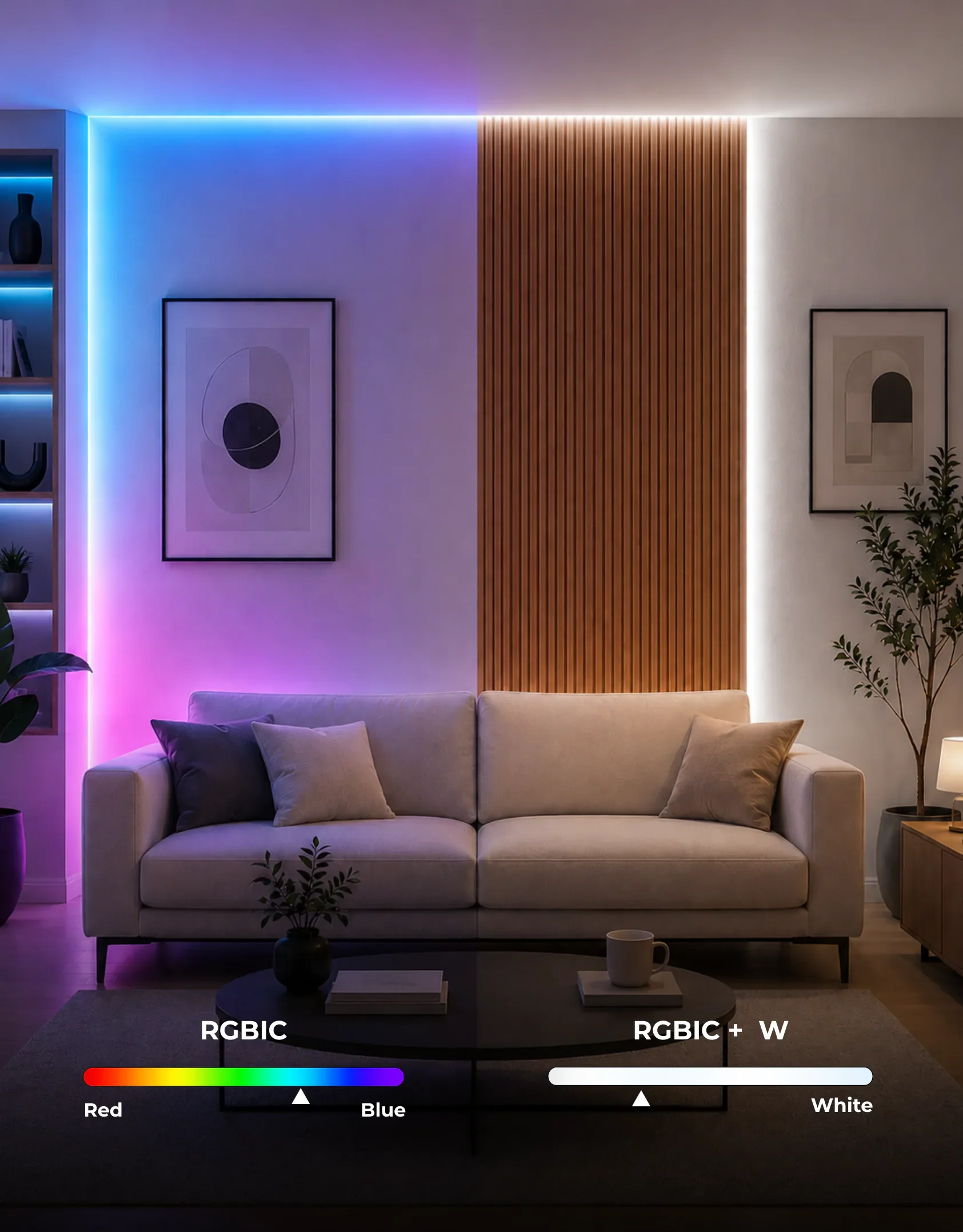 Apex RGBIC + W LED Strip Light - Image 3