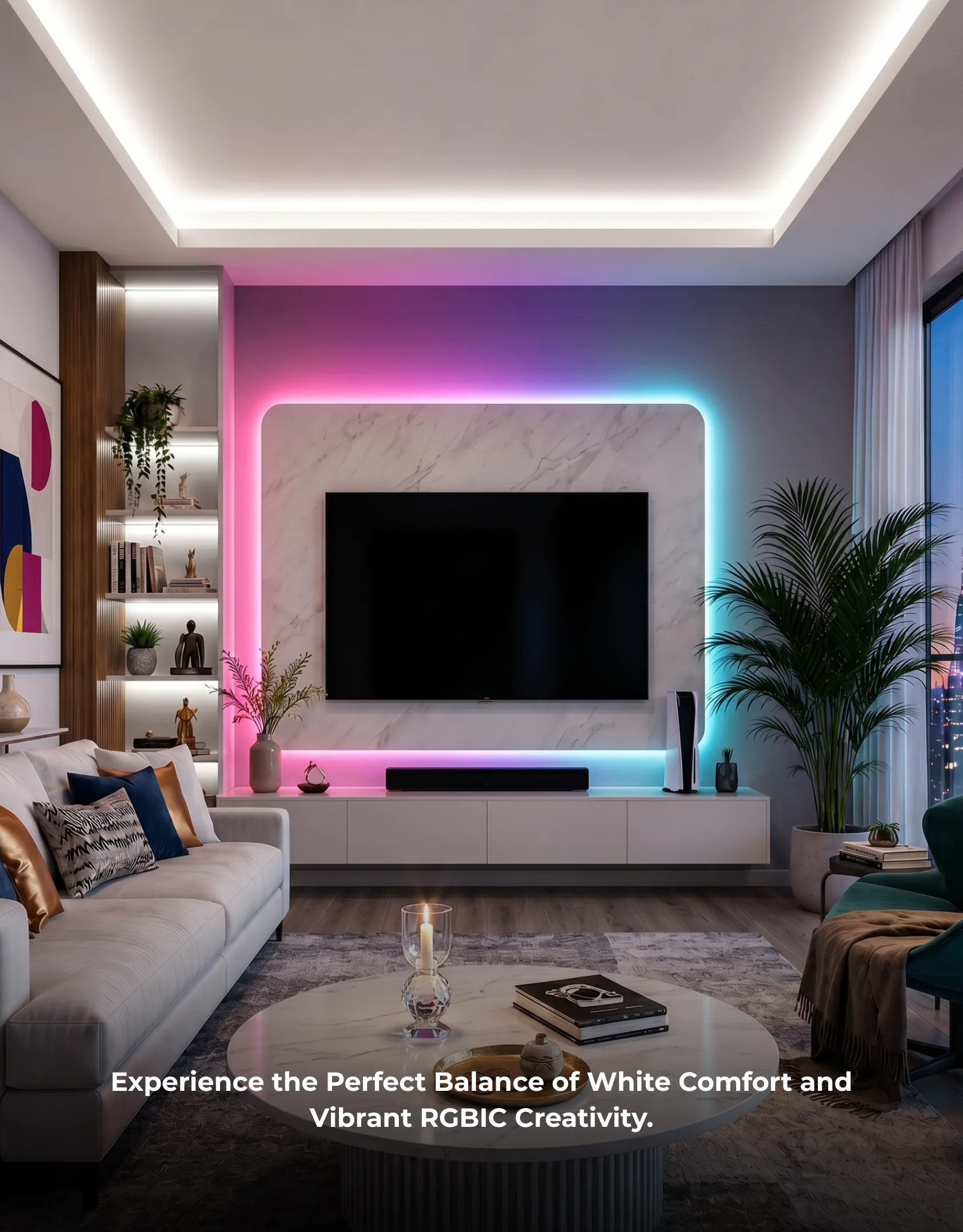 Apex RGBIC + W LED Strip Light - Image 6
