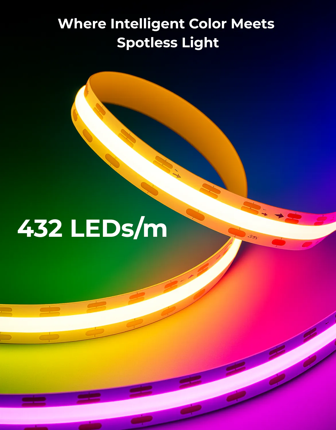 Apex RGBIC COB Led Strip light (5 M/16.4ft) - Image 2