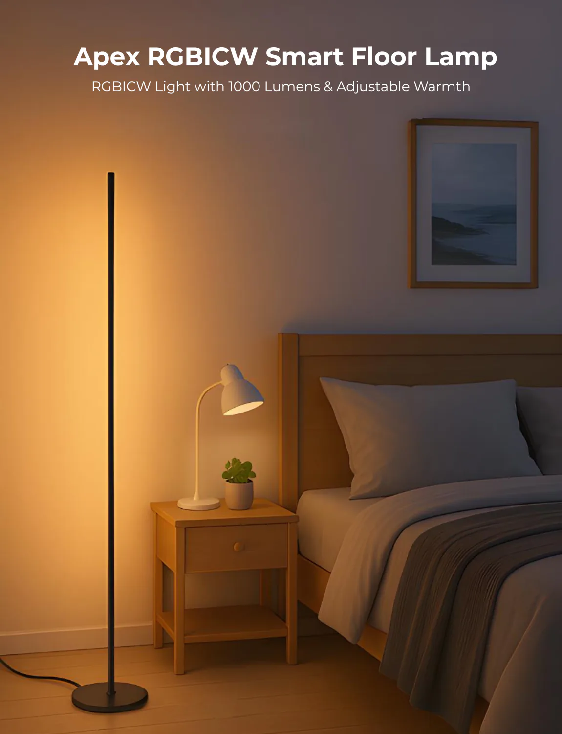 Apex RGBICW Floor Lamp - Image 3