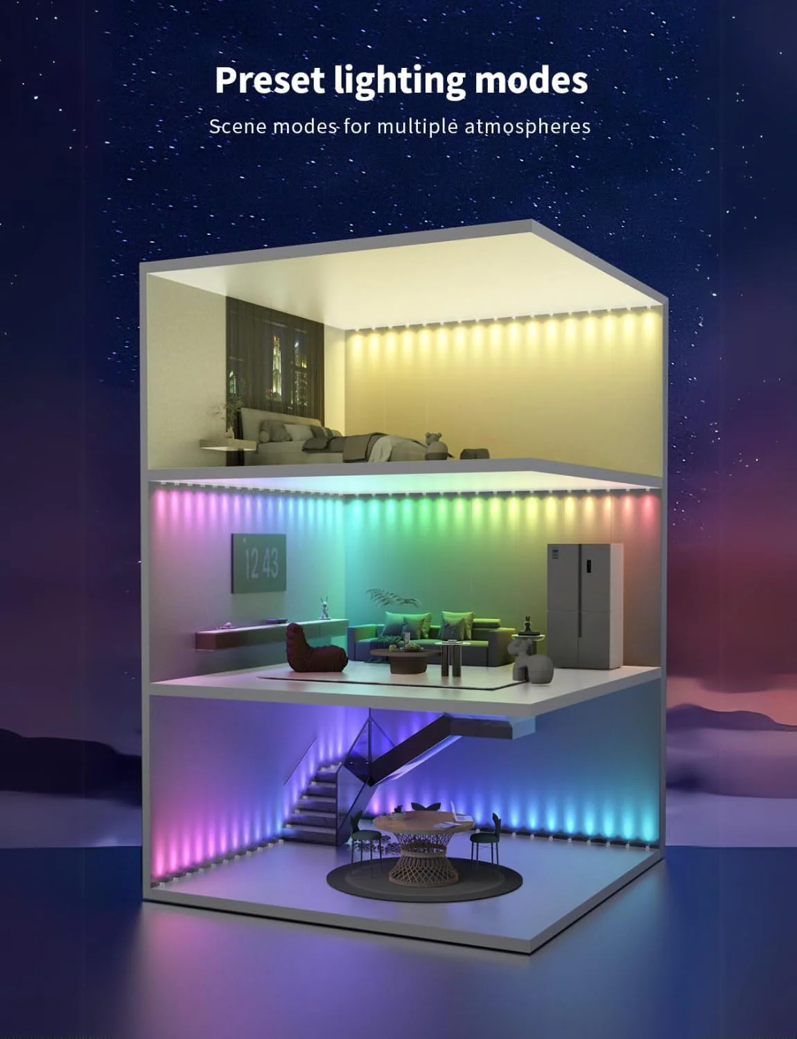 Apex RGBIC Indoor String Light - Image 2