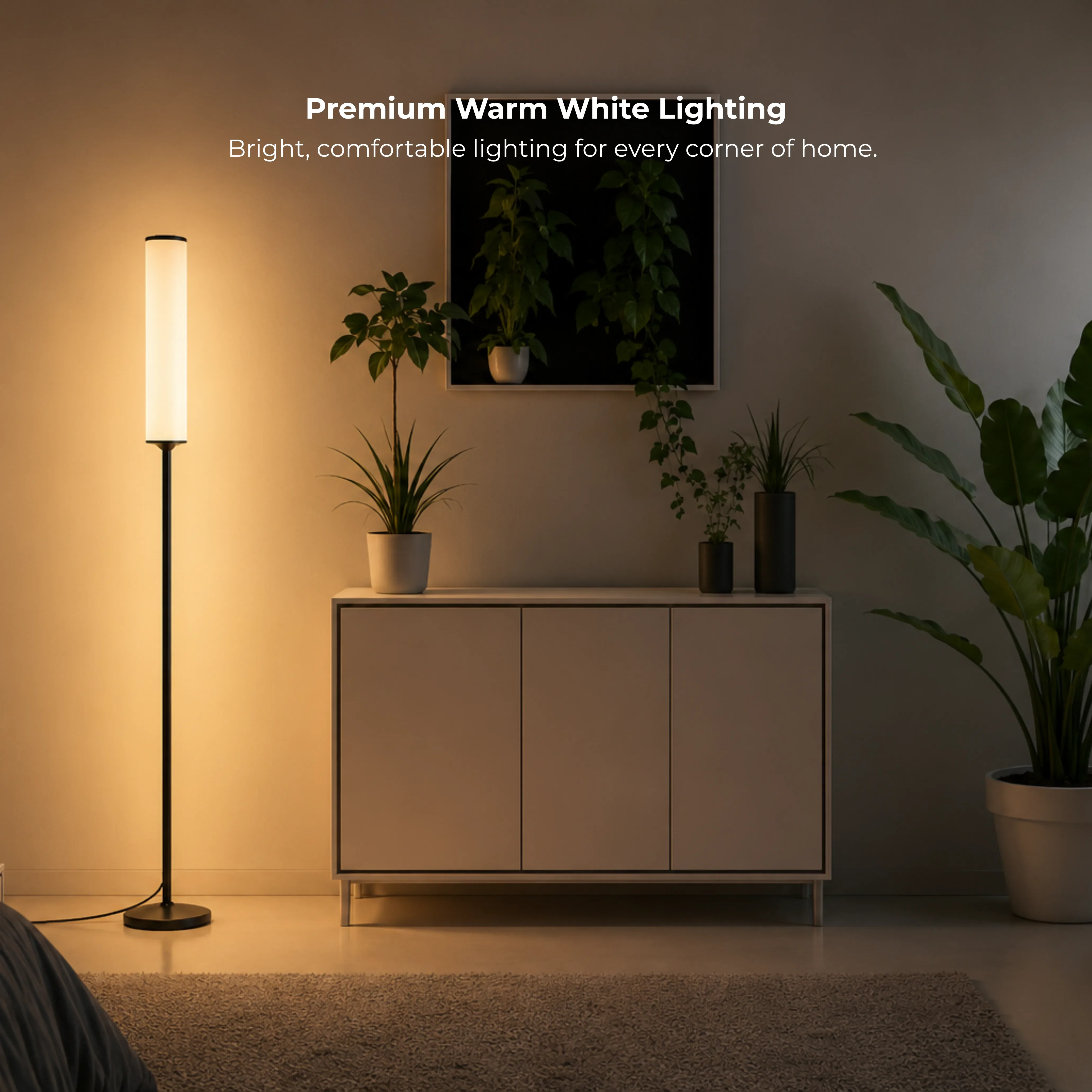 Apex RGBIC + W Cylinder Floor Lamp - Image 3