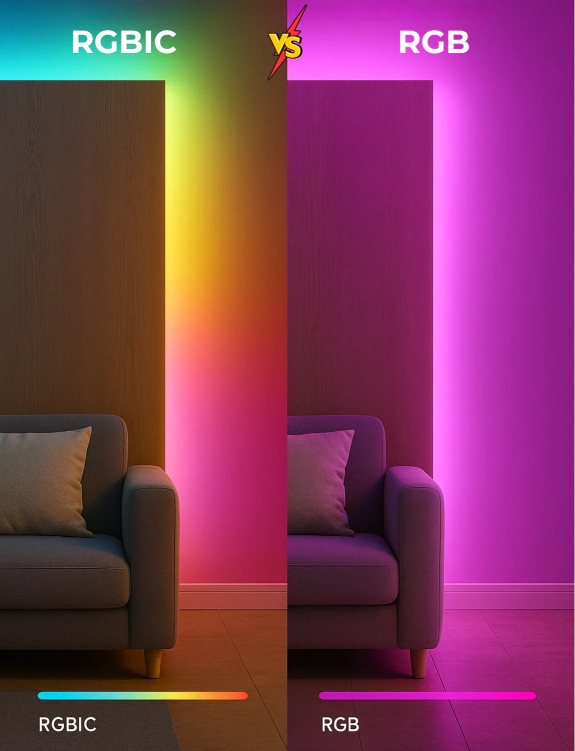 Apex smart RGB LED Strip Light (5m/16.4ft) - Image 5