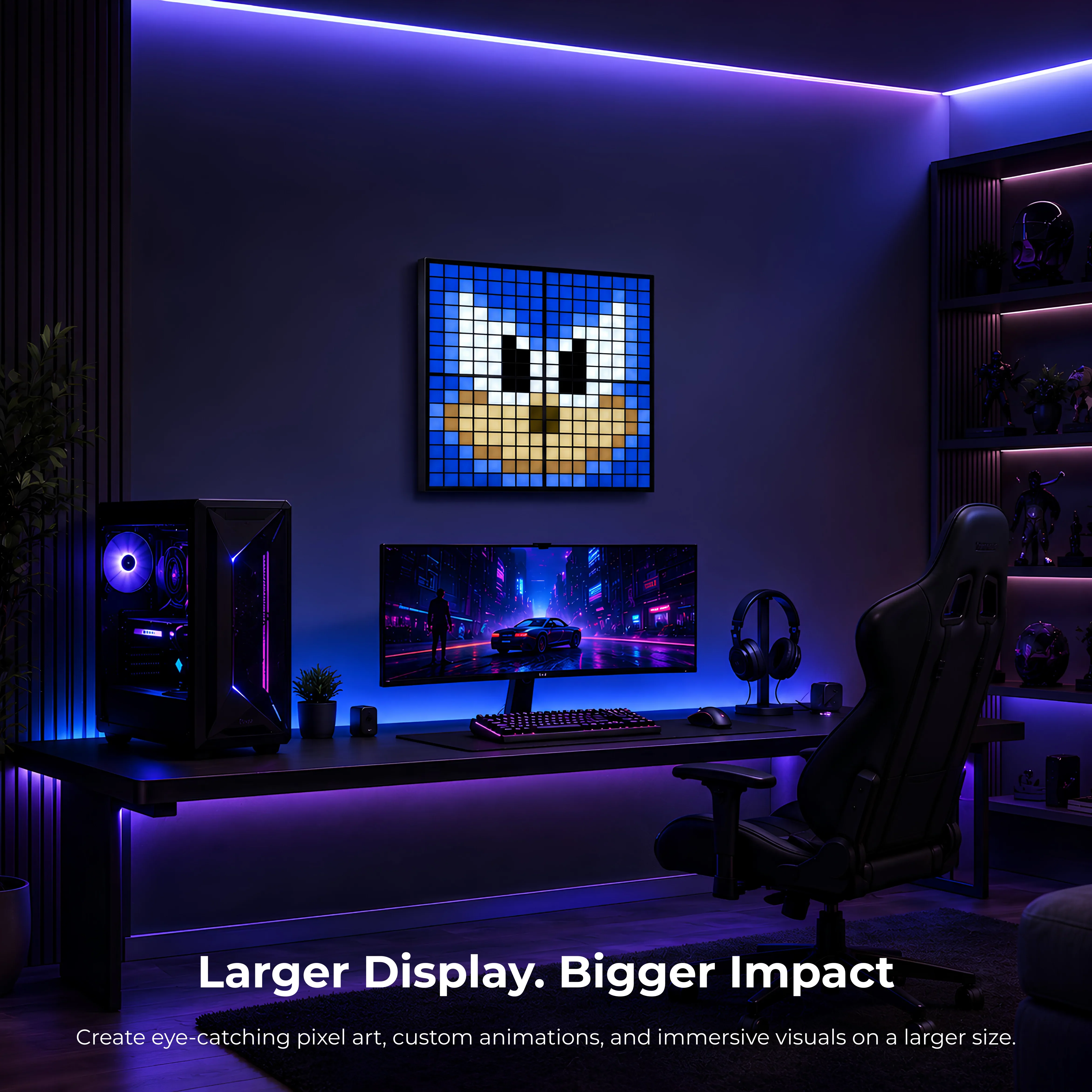 Apex Spliced Pixel Display LED Frame (8x8 Pixel)(4 pcs) - Image 3