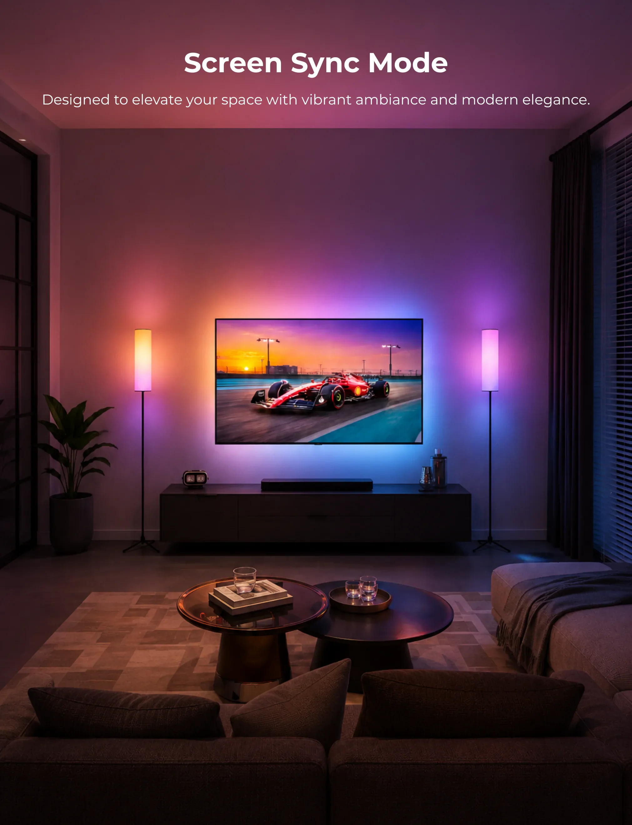 Apex TV Sync Cylinder Lamp - Image 2