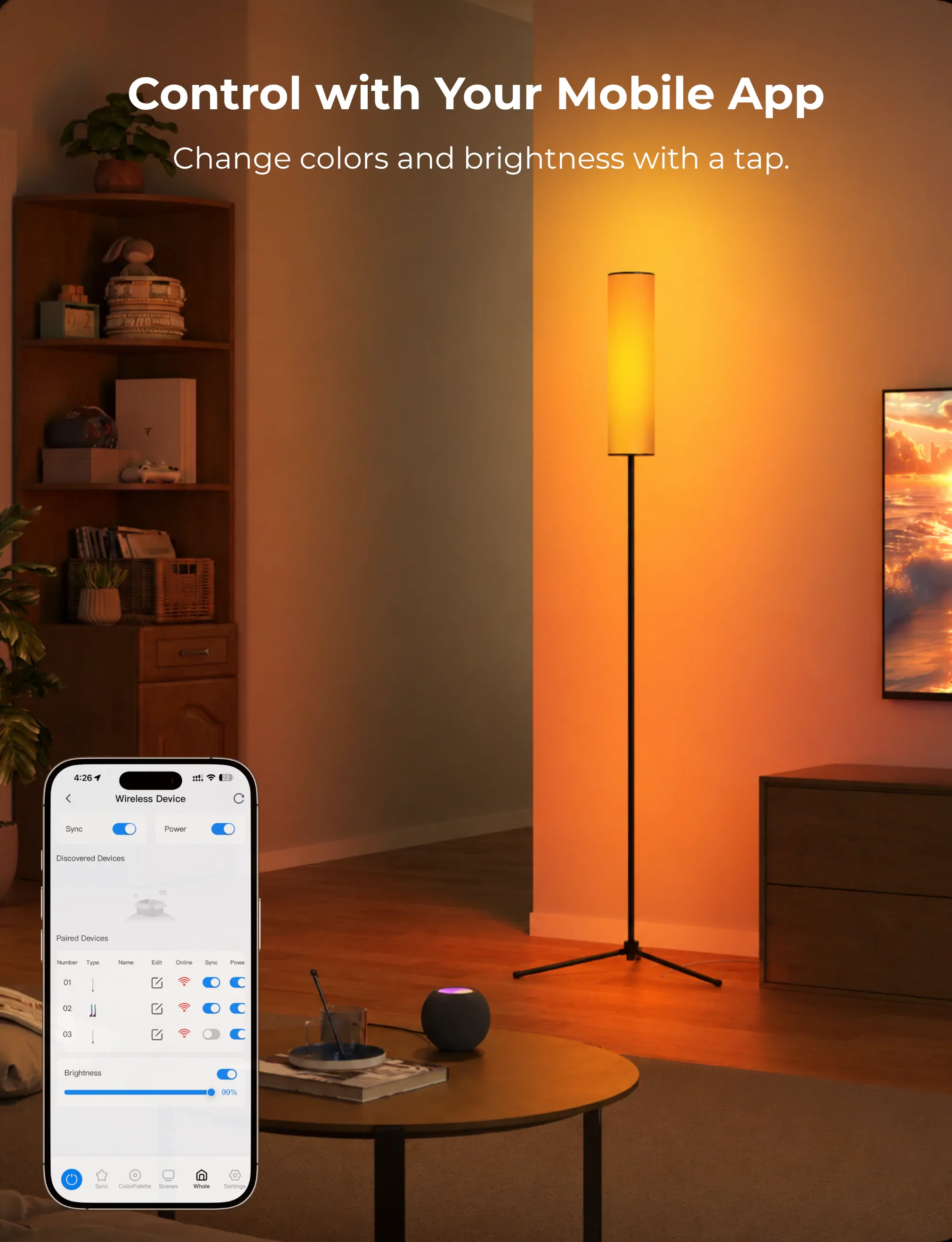 Apex TV Sync Cylinder Lamp - Image 3
