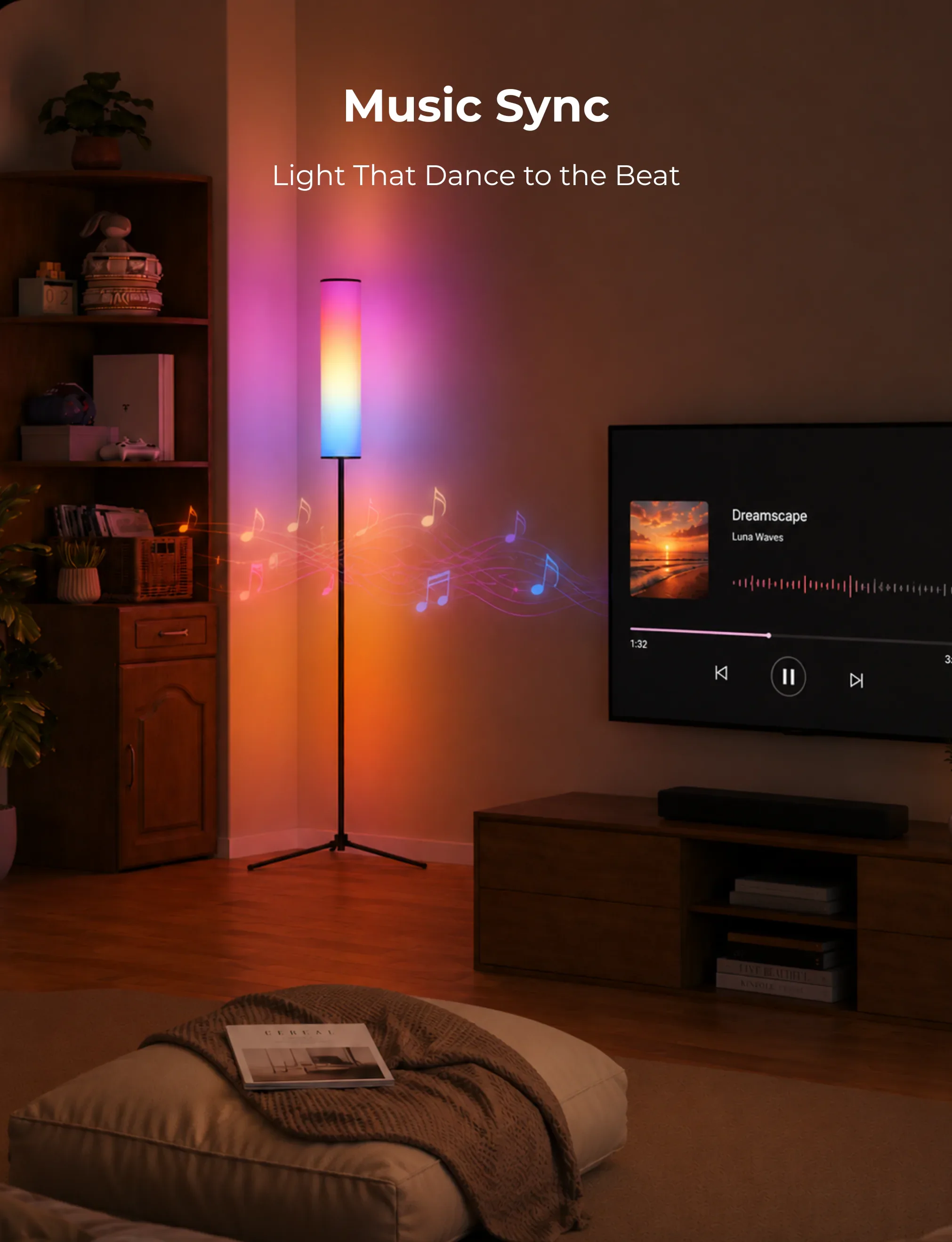 Apex TV Sync Cylinder Lamp - Image 4