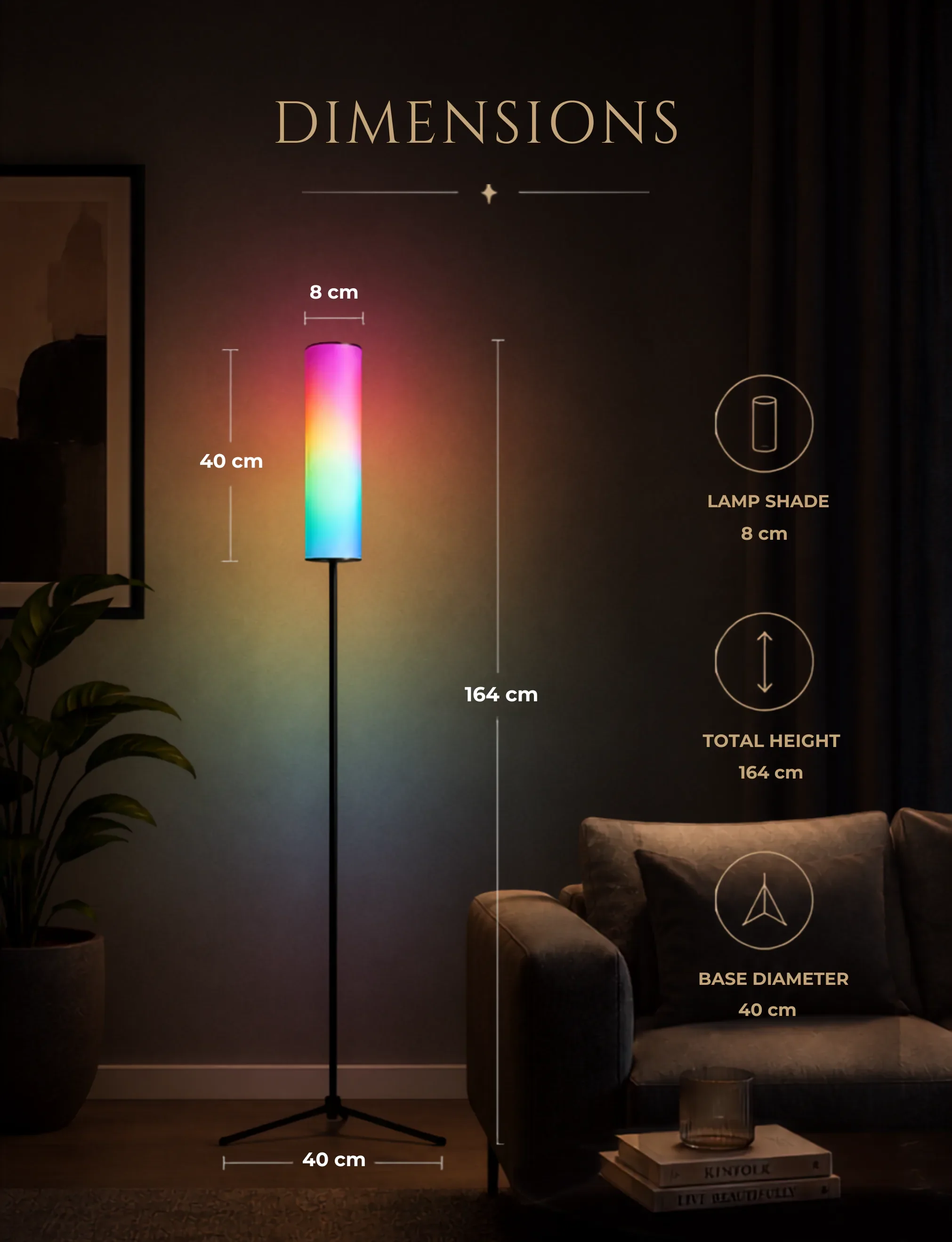 Apex TV Sync Cylinder Lamp - Image 6