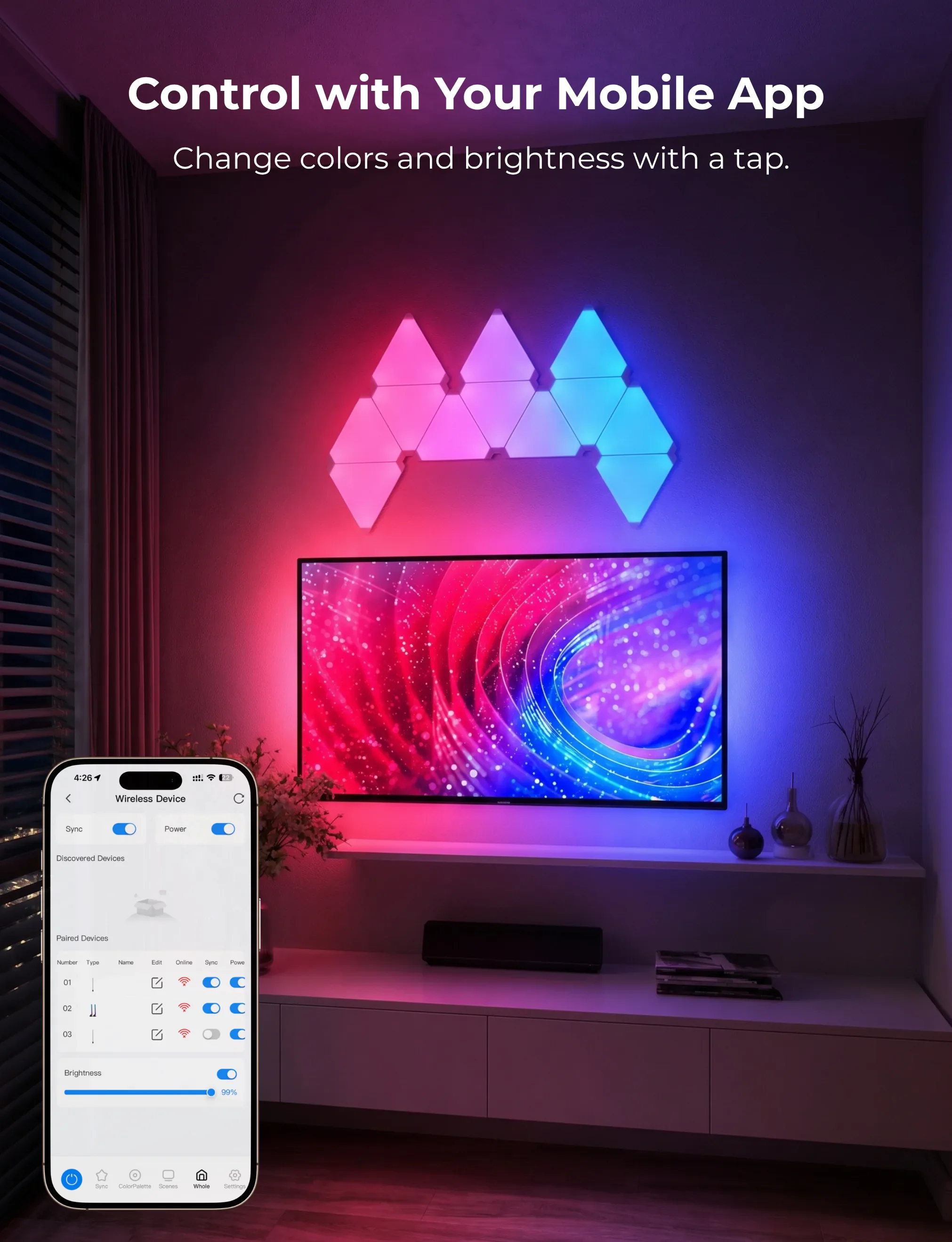 Apex TV Sync Triangle Light - Image 4
