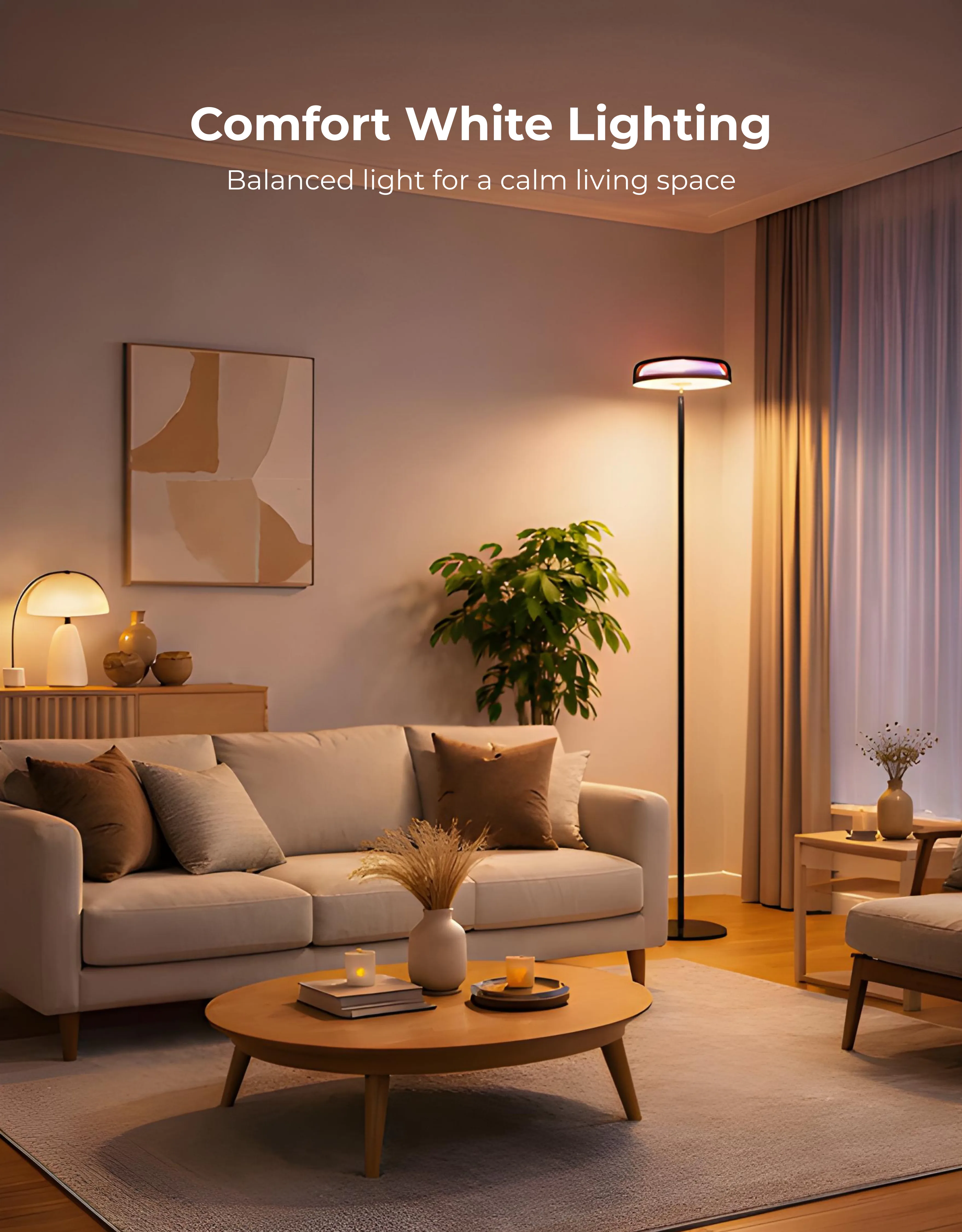 Apex Uplighter Floor Lamp - Image 4