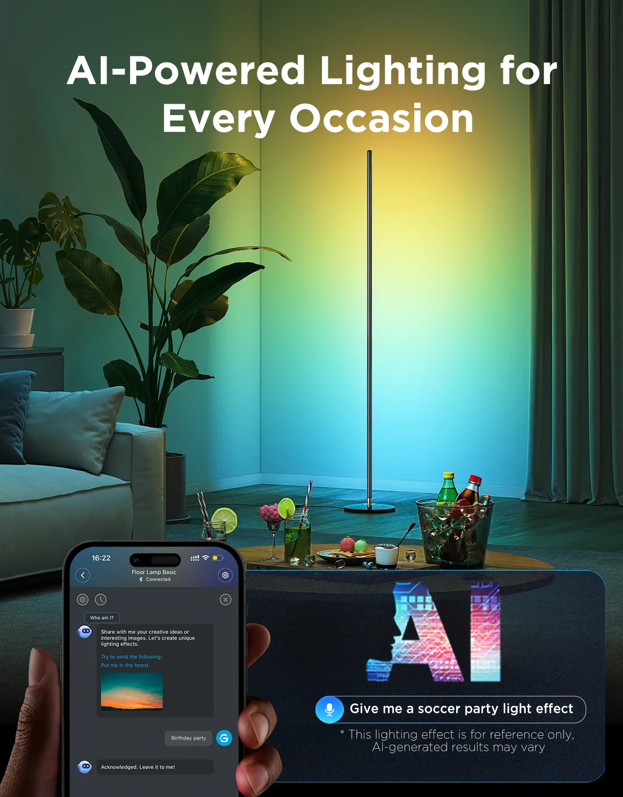 Govee RGBICW Smart Floor Lamp - Image 5